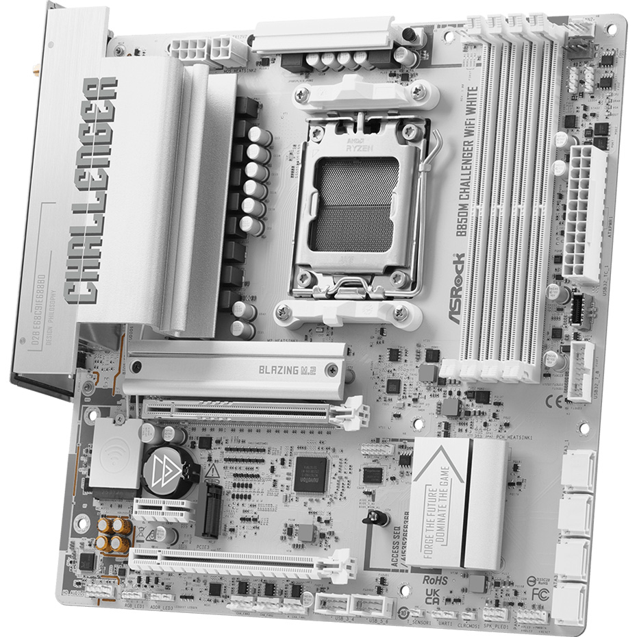 Материнская плата ASROCK B850M Challenger WiFi White