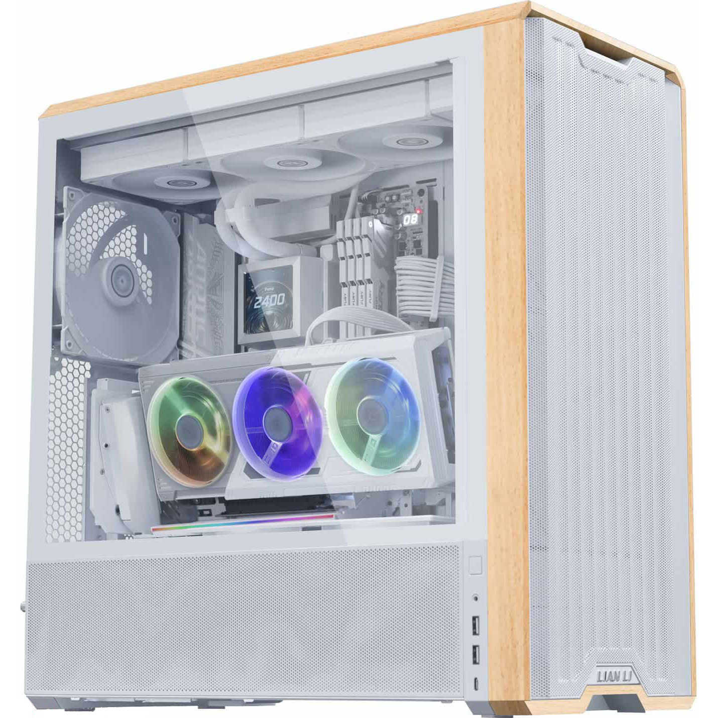 Держатель для видеокарты LIAN LI Vertical GPU Bracket Kit PCIe 5.0 White (G89.VG4-5-V4W.00)