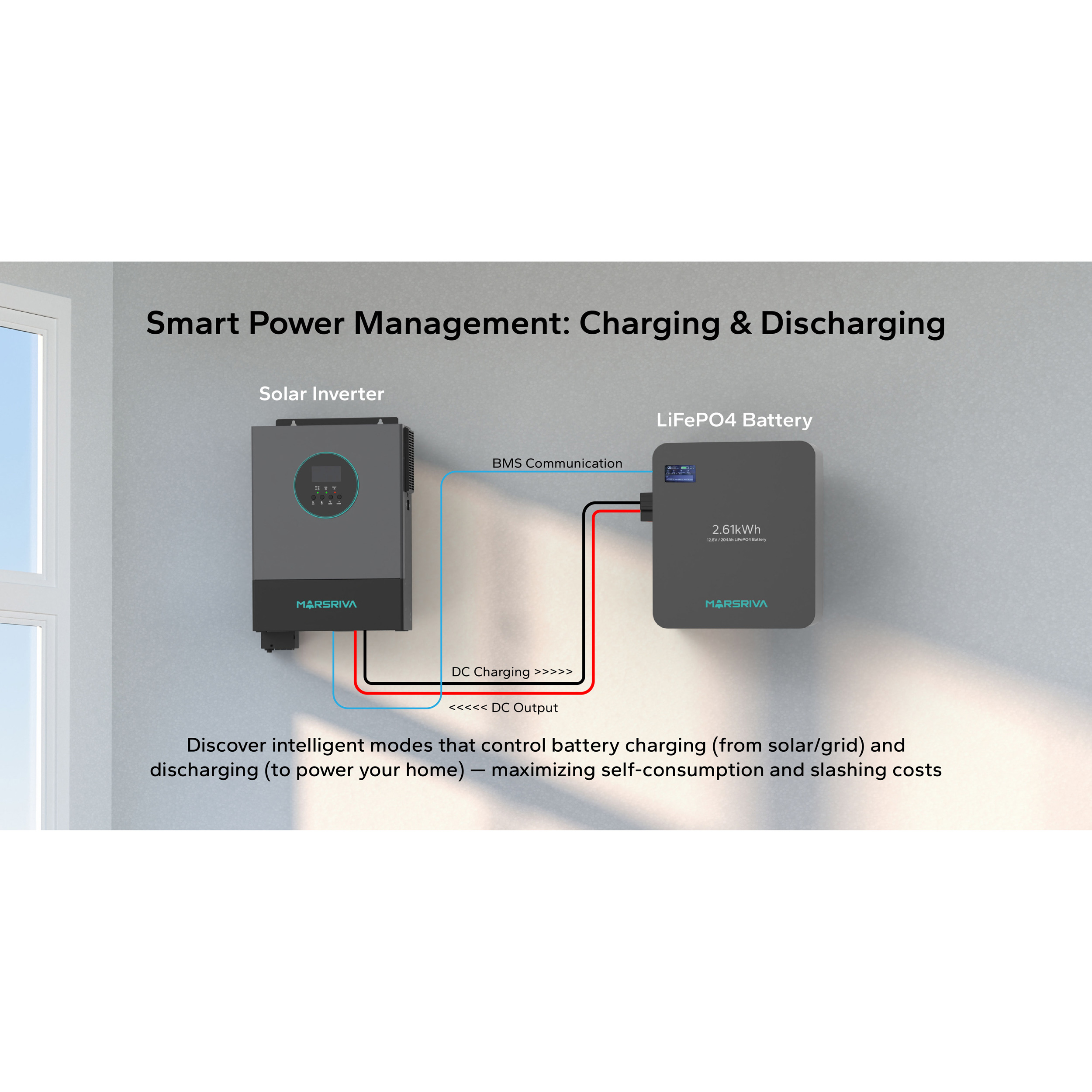 Аккумуляторная батарея MARSRIVA LiFePO4 12.8V 204Ah