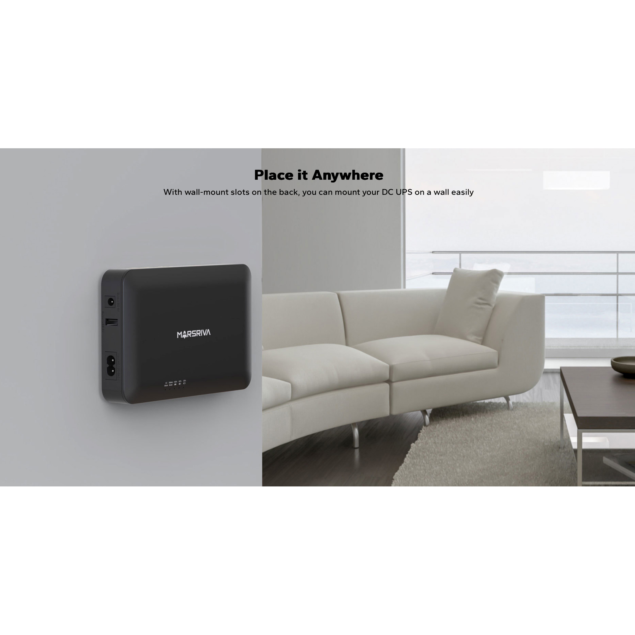 ДБЖ для роутера MARSRIVA KP2 Pro 30W 8000mAh