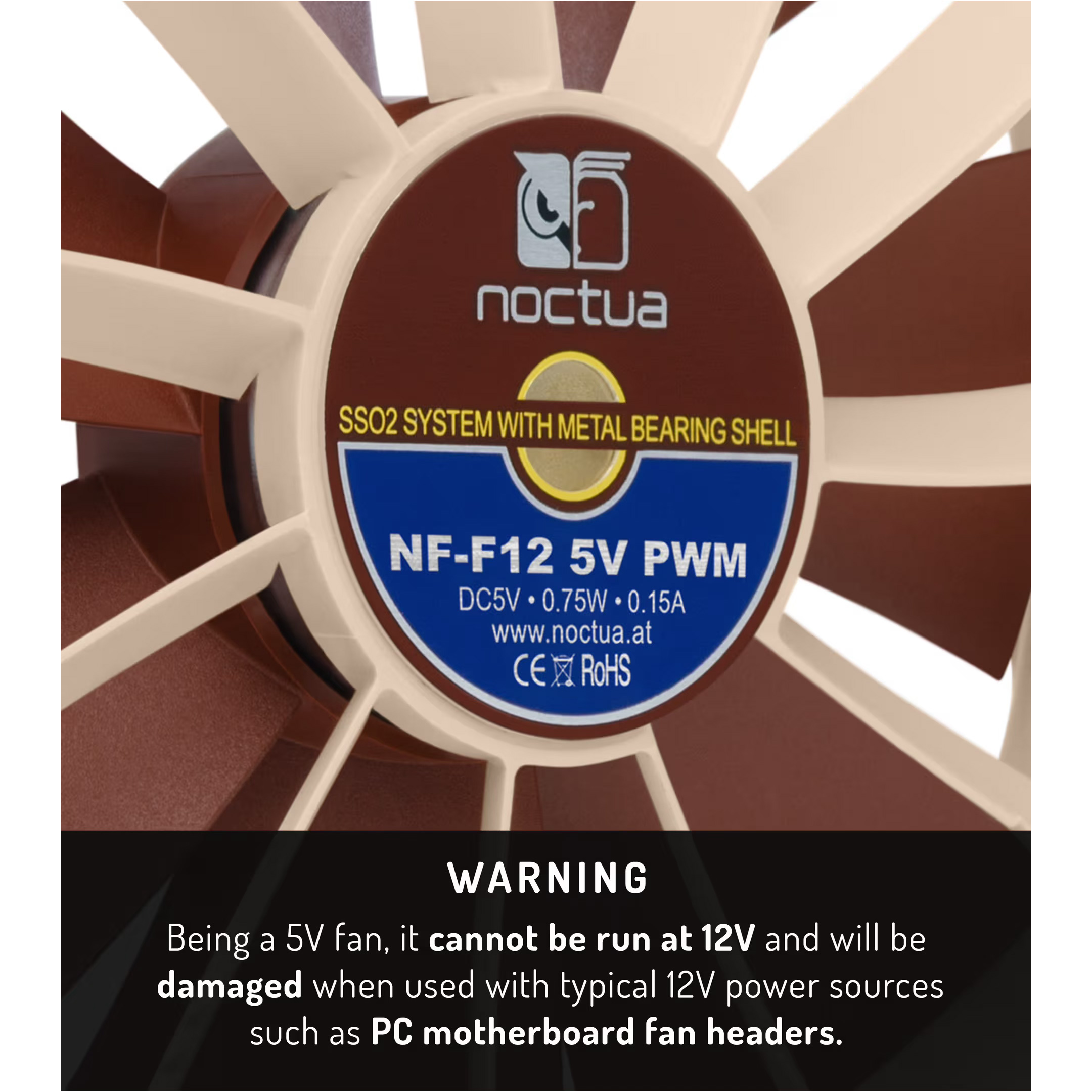 Вентилятор NOCTUA NF-F12 5V PWM