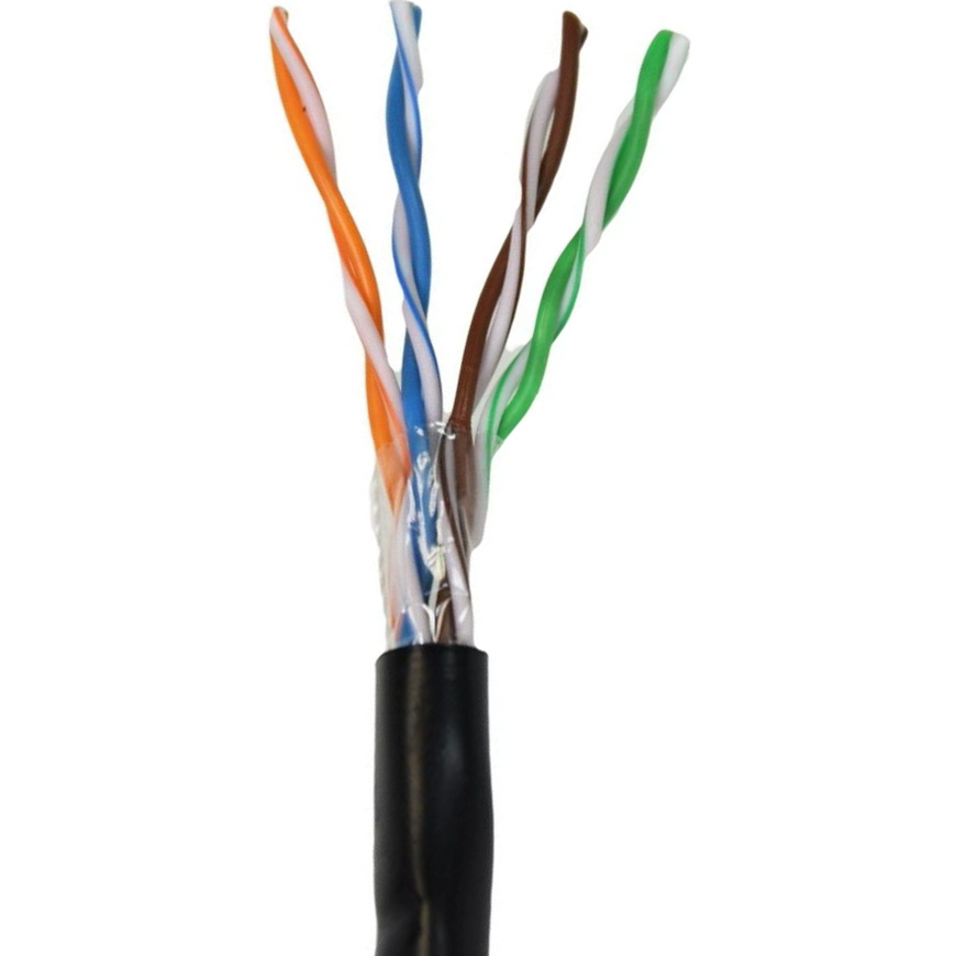 Кабель мережевий для зовнішньої прокладки ATIS UTP Cat.5e 4x2x0.50 CU Black 100м (UTP 4*2*0.5-CU PE 100)