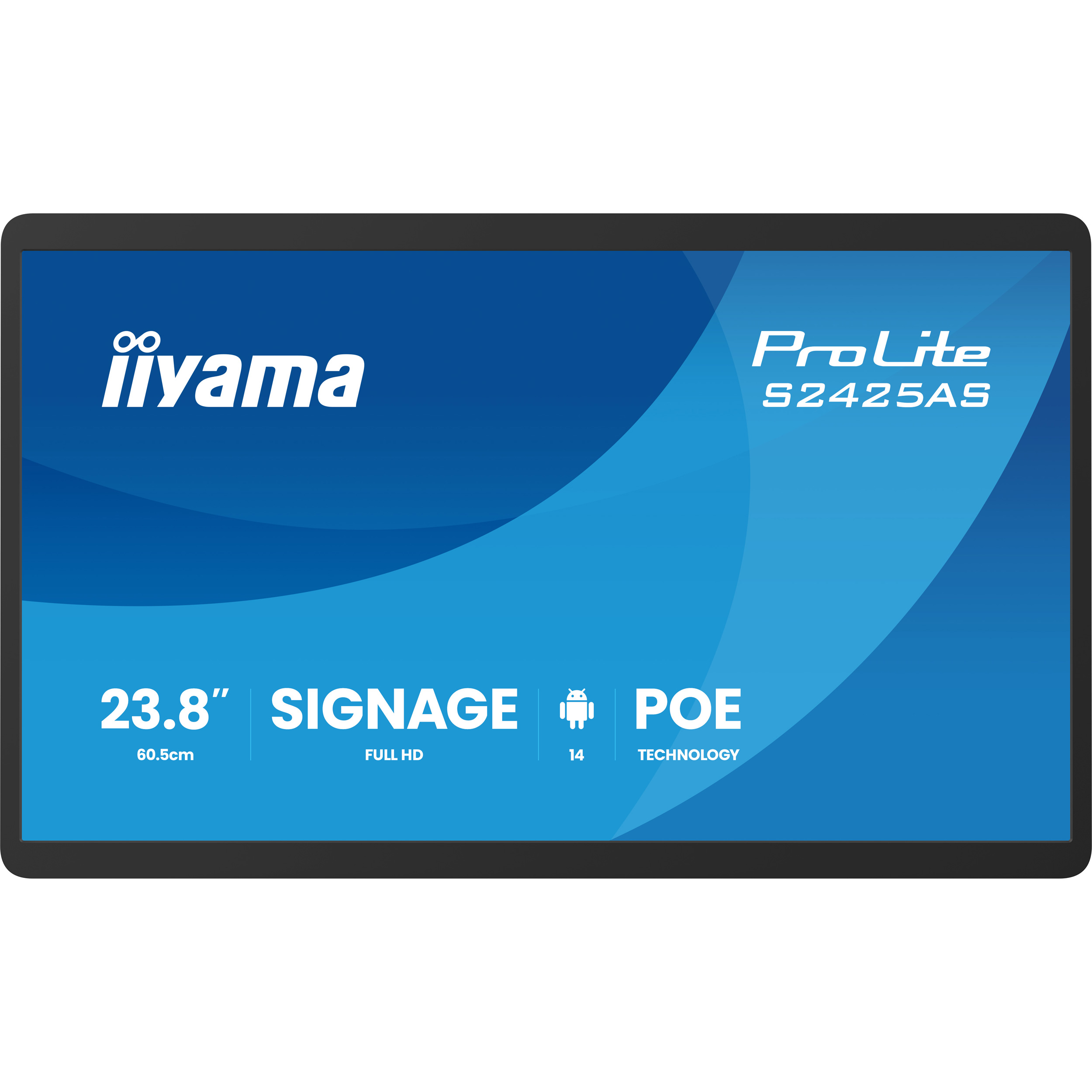Монитор 23.8" IIYAMA ProLite S2425AS-B1P Matte Black