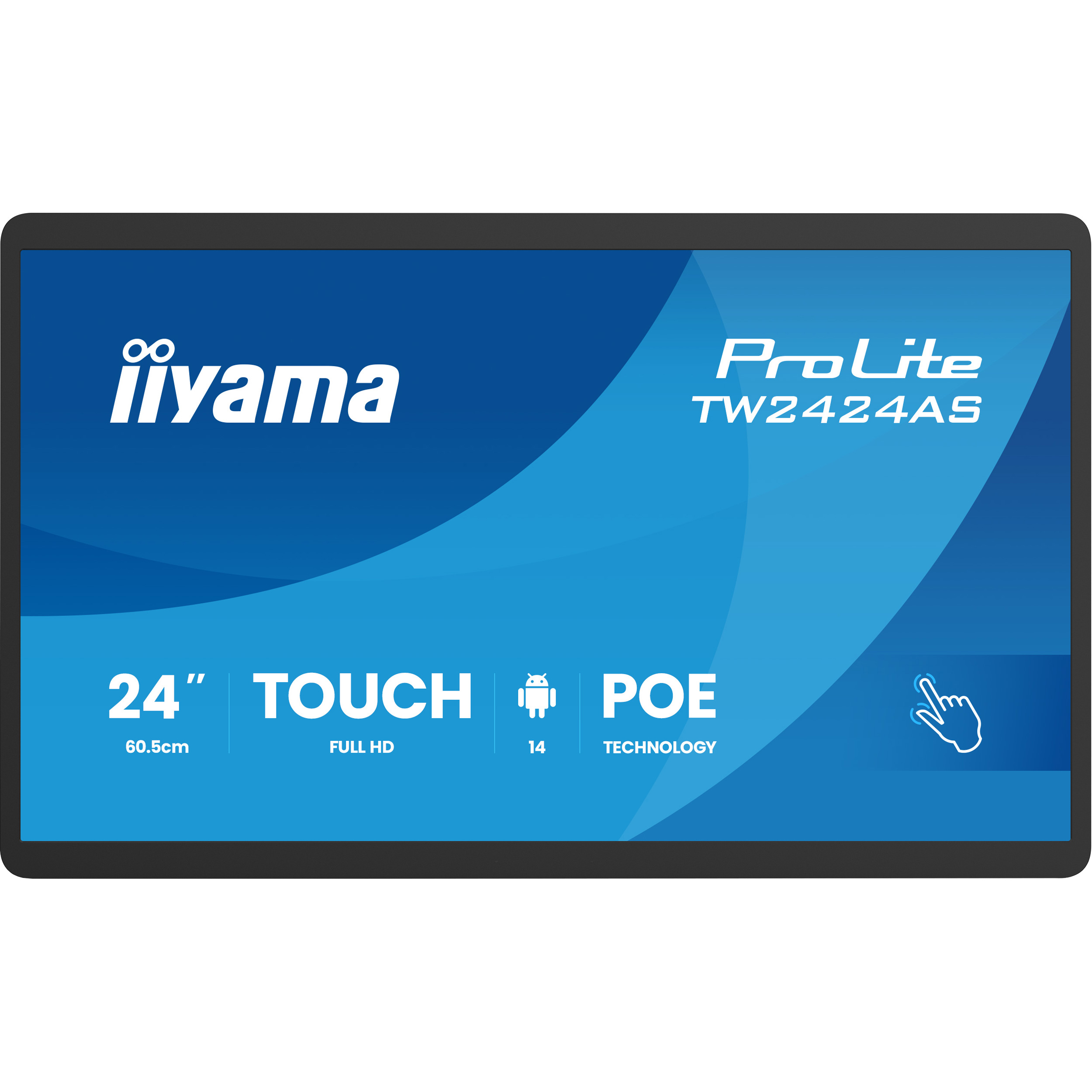 Монитор 23.8" IIYAMA ProLite TW2424AS-B3P Matte Black