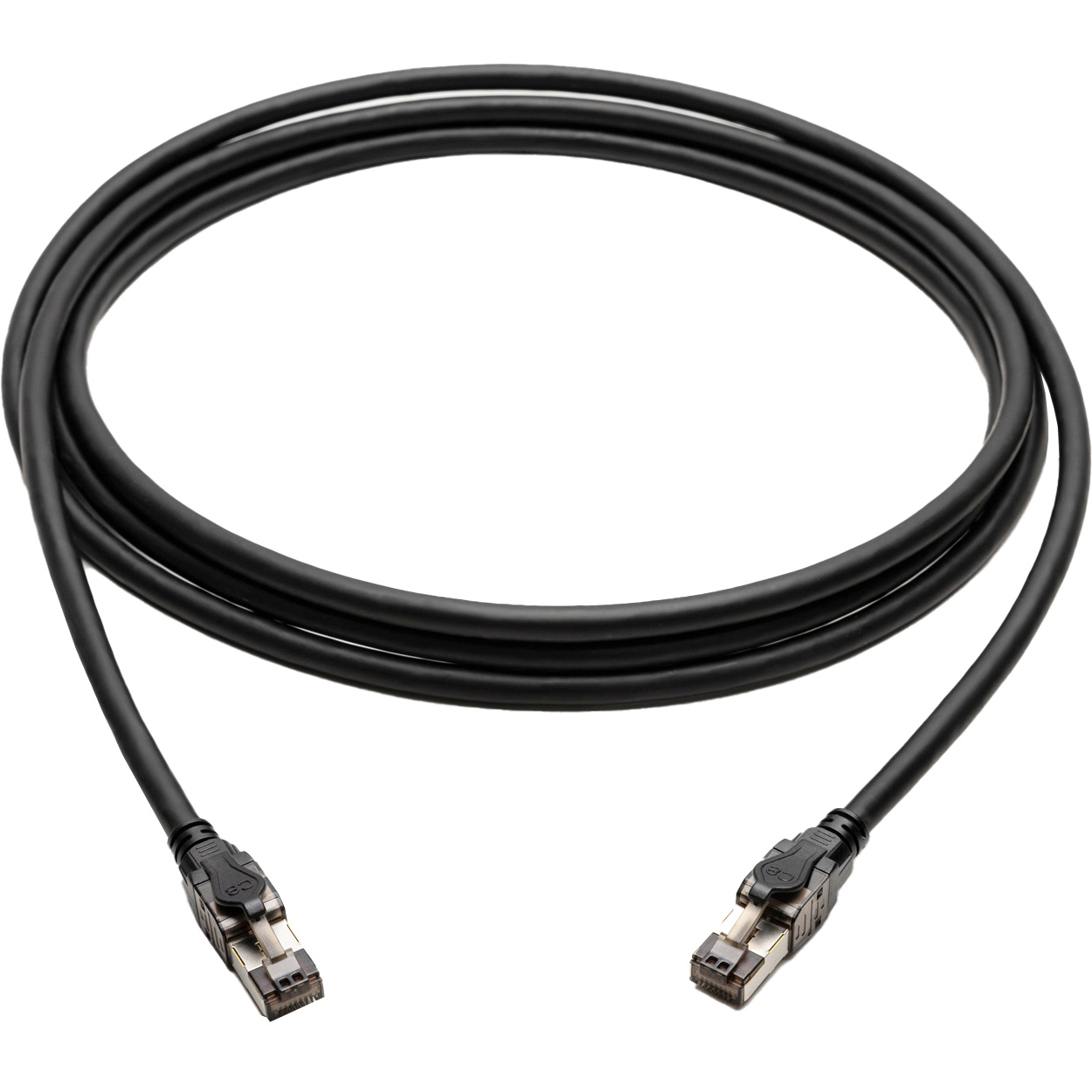 Патч-корд DIGITUS SSTP Cat.8.1 CU 0.5м Black (DK-1843-005)