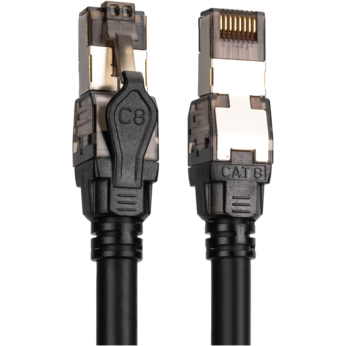 Патч-корд DIGITUS SSTP Cat.8.1 CU 0.5м Black (DK-1843-005)