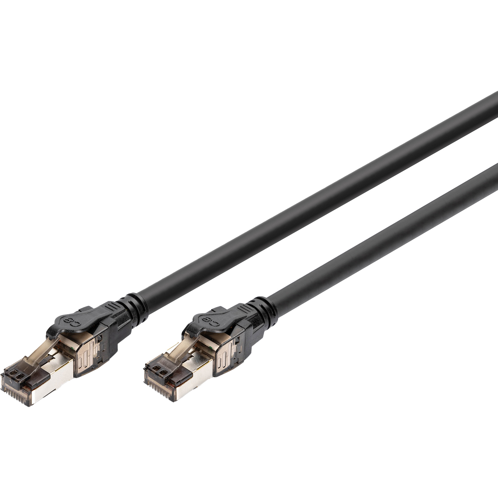 Патч-корд DIGITUS SSTP Cat.8.1 CU 0.5м Black (DK-1843-005)