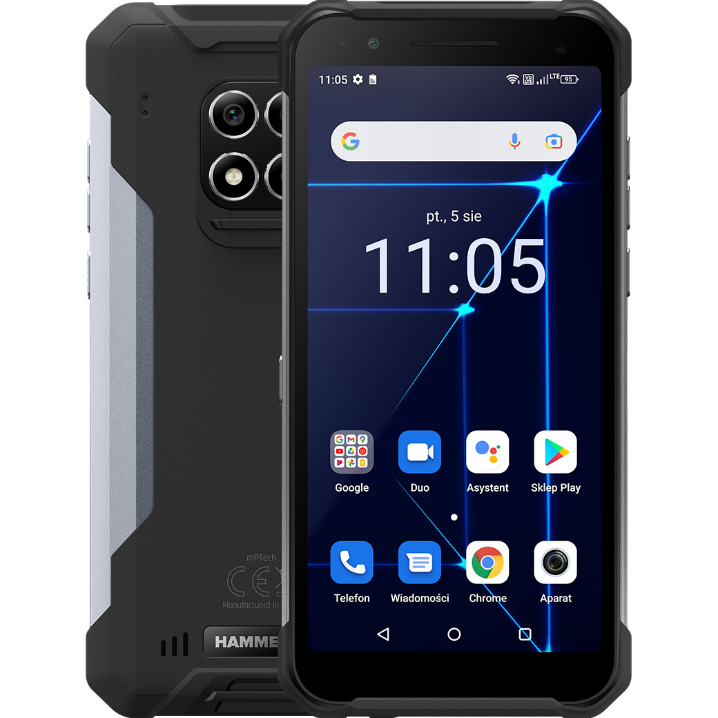 Смартфон HAMMER Construction 6/128GB Silver