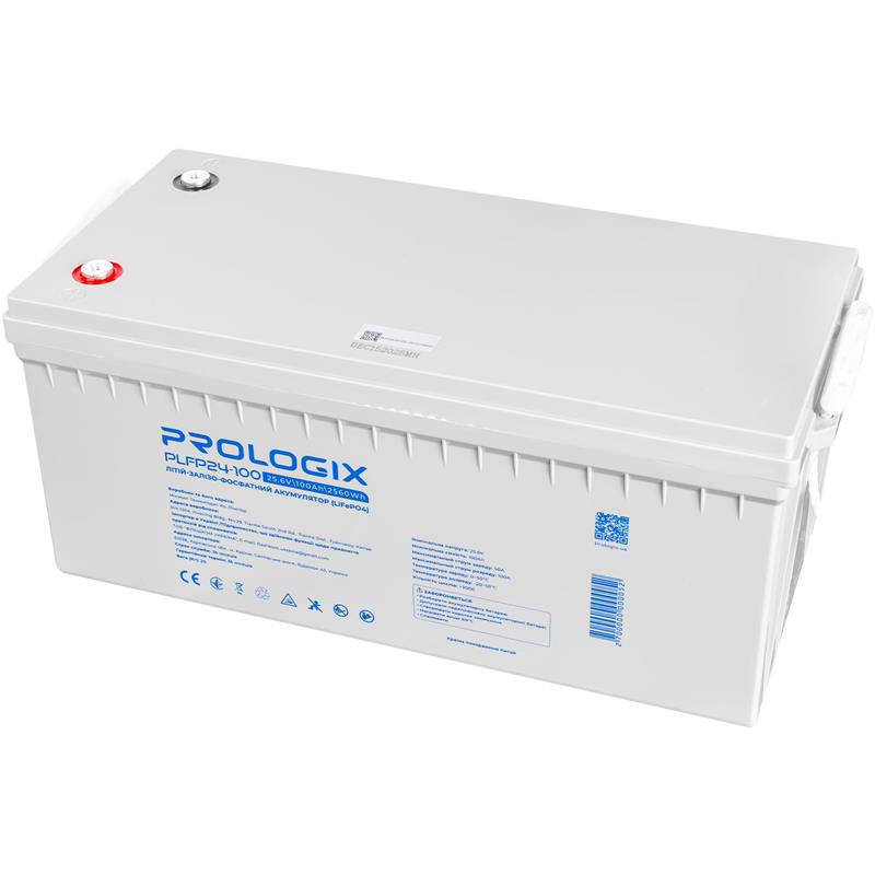 Аккумуляторная батарея PROLOGIX LiFePO4 PLFP24-100 (25.6В, 100Ач)