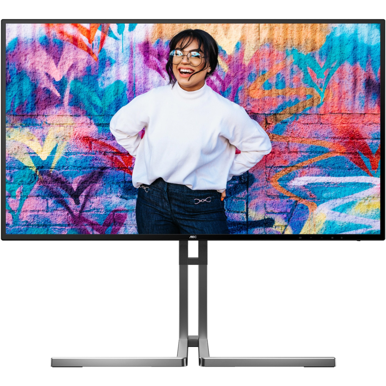 Монітор 27" AOC U27U3CV Black/Silver