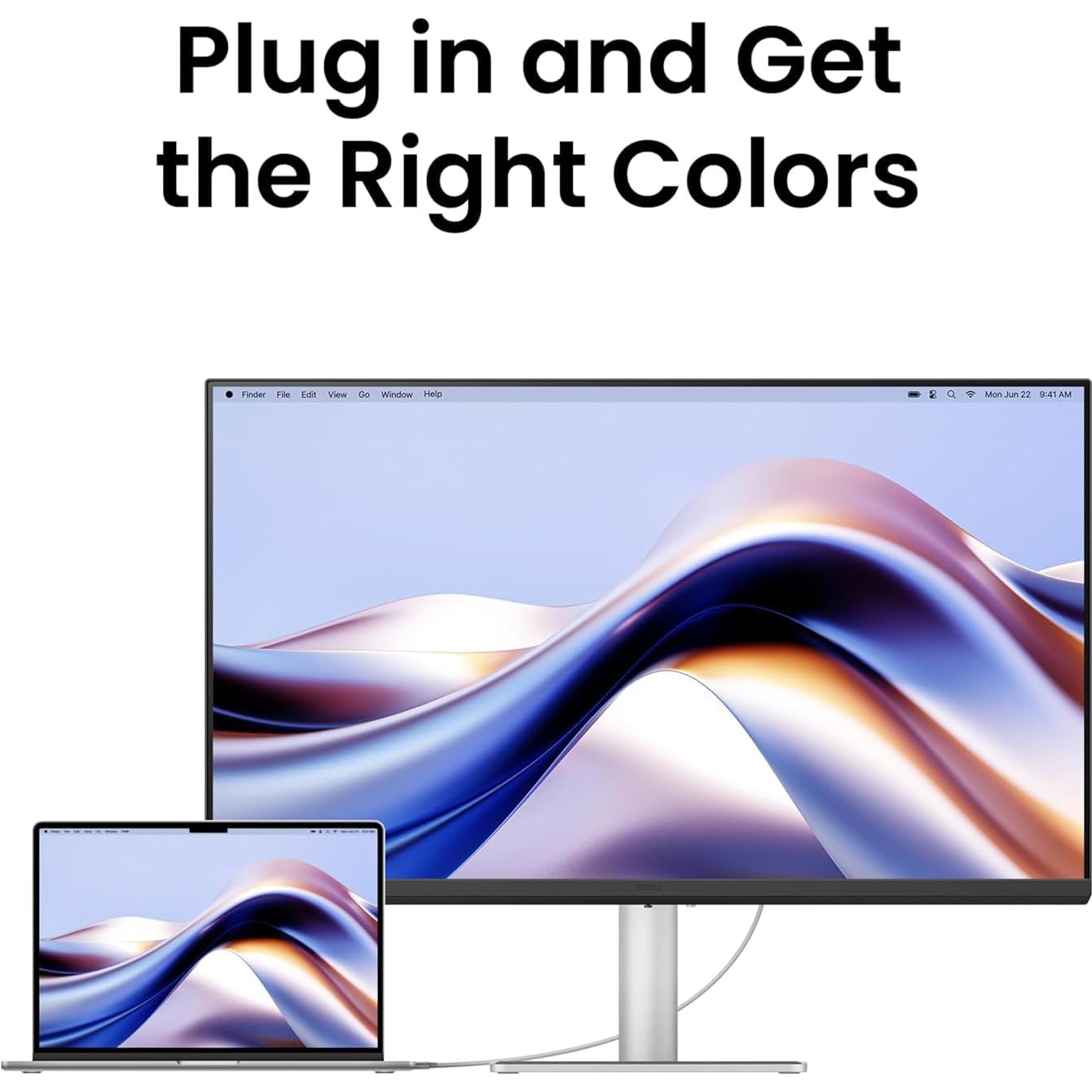 Монитор 31.5" BENQ MA320UP Silver (9H.LP9LB.QBE)