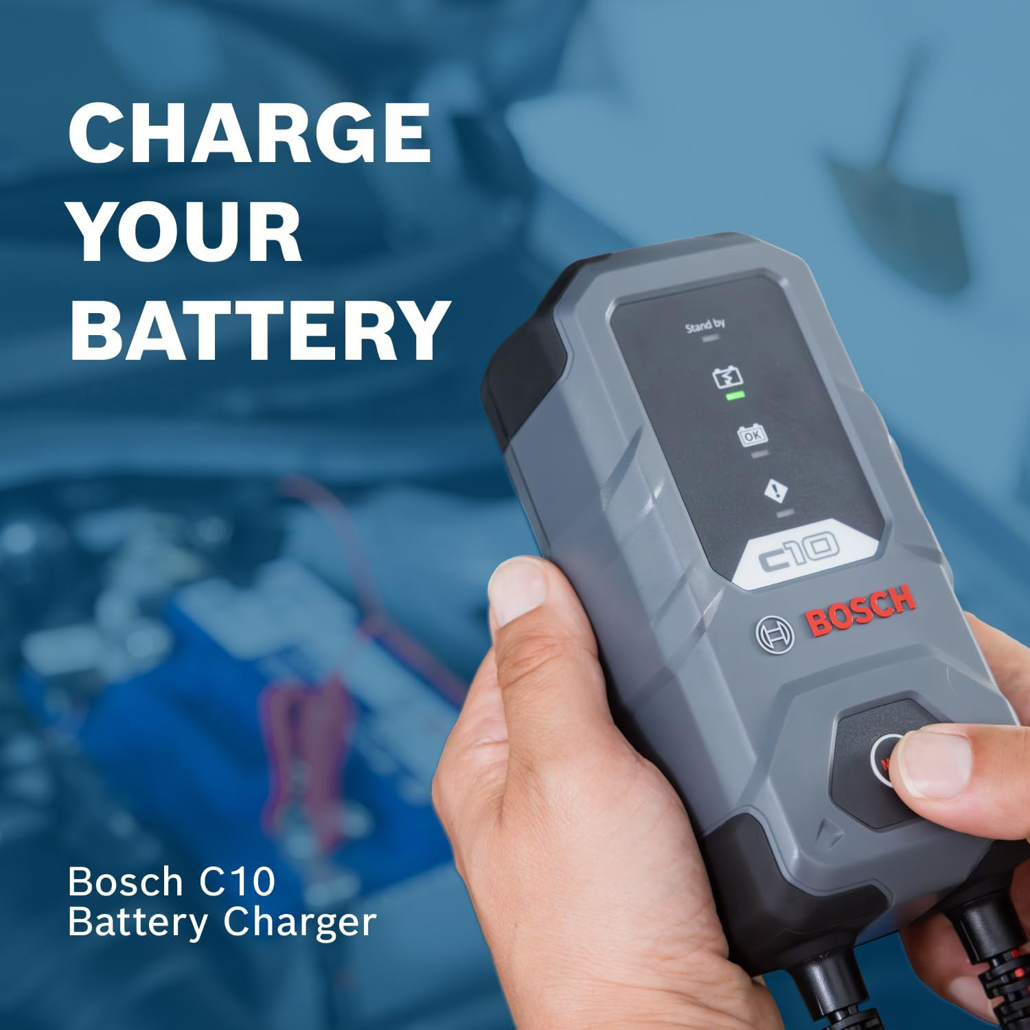 Зарядний пристрій для АКБ BOSCH С10 GEL/AGM 12V, 3.5A (0189911010)
