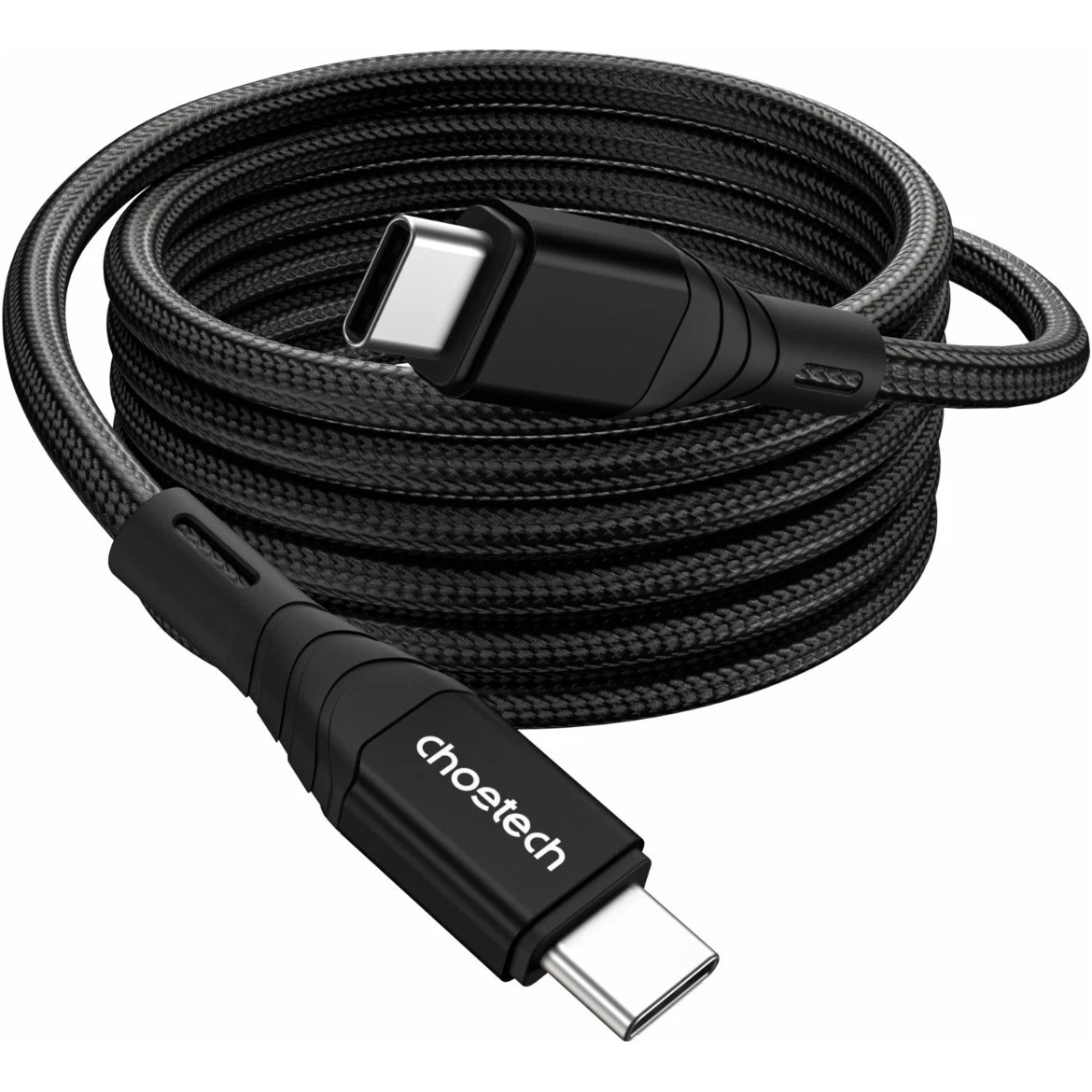 Кабель CHOETECH XCC-1008 Type-C to Type-C PD 100W 1м Black
