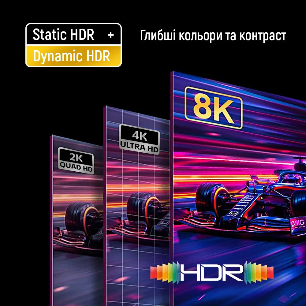 Кабель COLORWAY 8K 60Hz DisplayPort 3м Black (CW-CBDP094-BK)