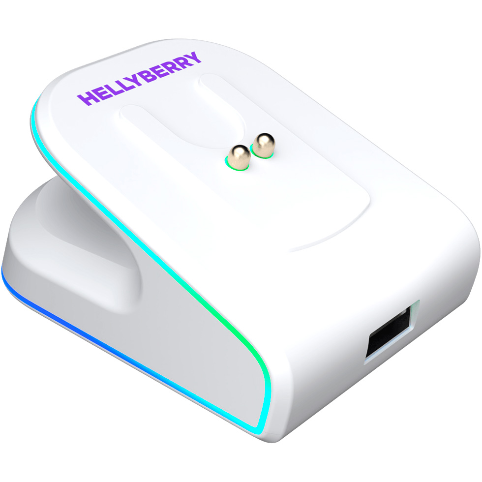 Миша ігрова HATOR Hellyberry HM47 Pro Wireless White/Violet Gradient