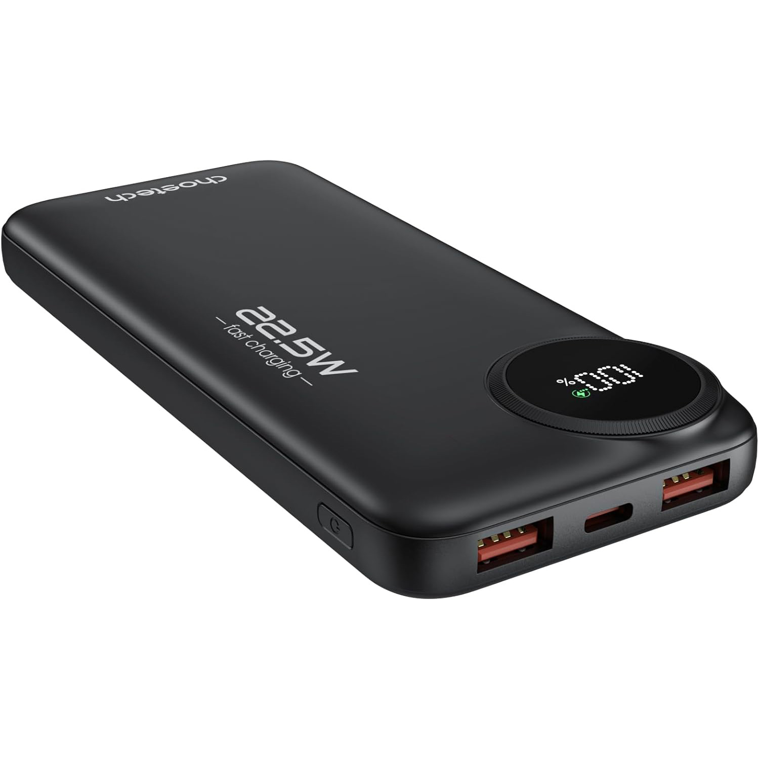 Повербанк CHOETECH B791 22.5W 1xUSB-C, 2xUSB-A PD3.0, QC3.0 10000mAh Black