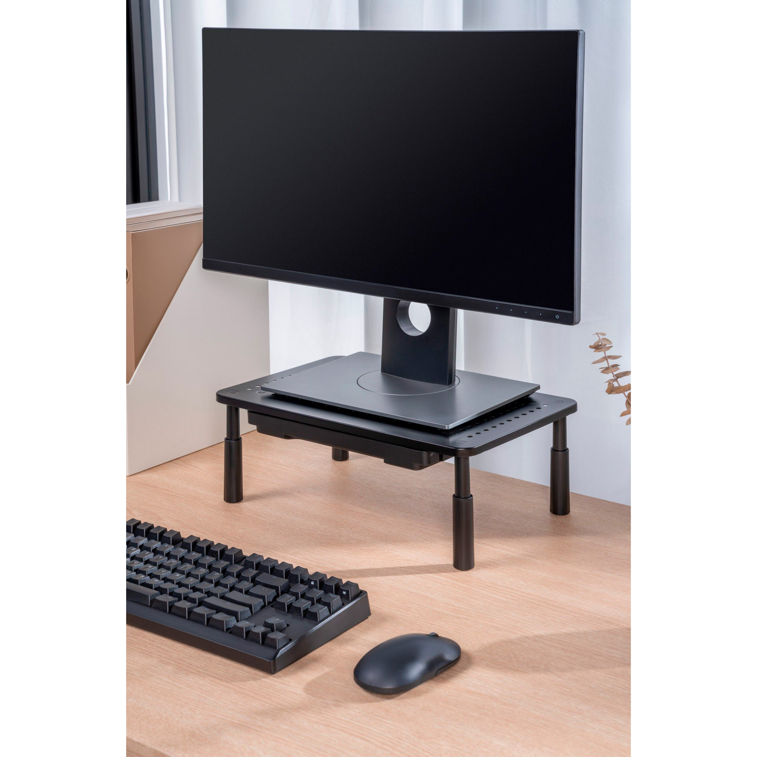 Подставка для монитора GEMBIRD MS-TABLE-D-01 Black