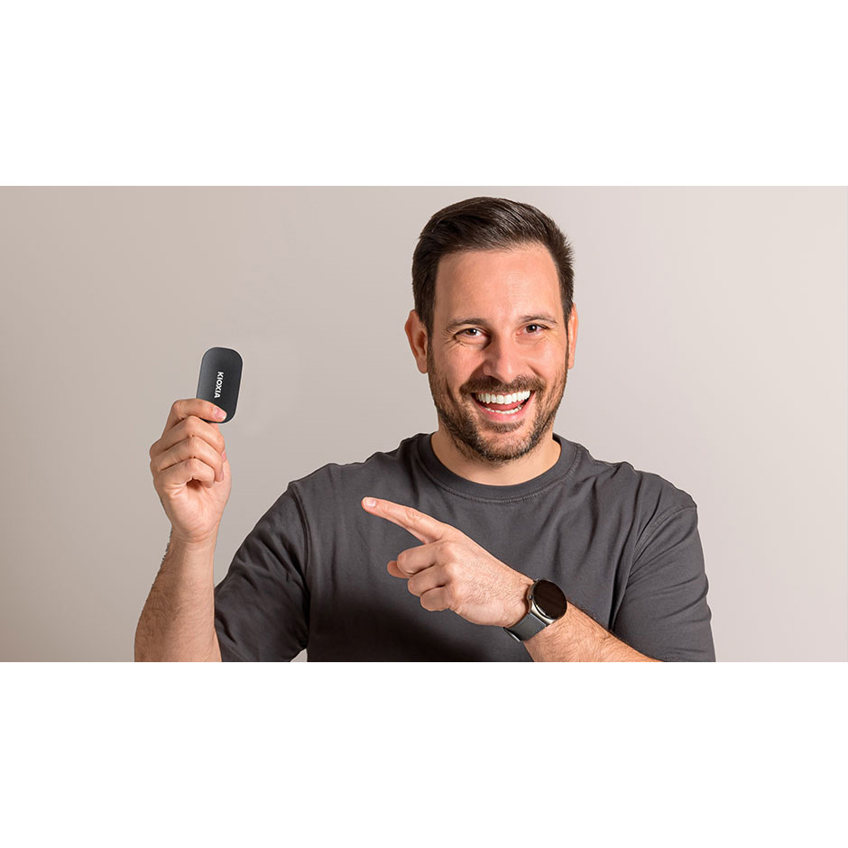 Портативный SSD диск KIOXIA (Toshiba) Exceria Plus G2 500GB USB3.2 Gen2 (LXD20K500GG8)