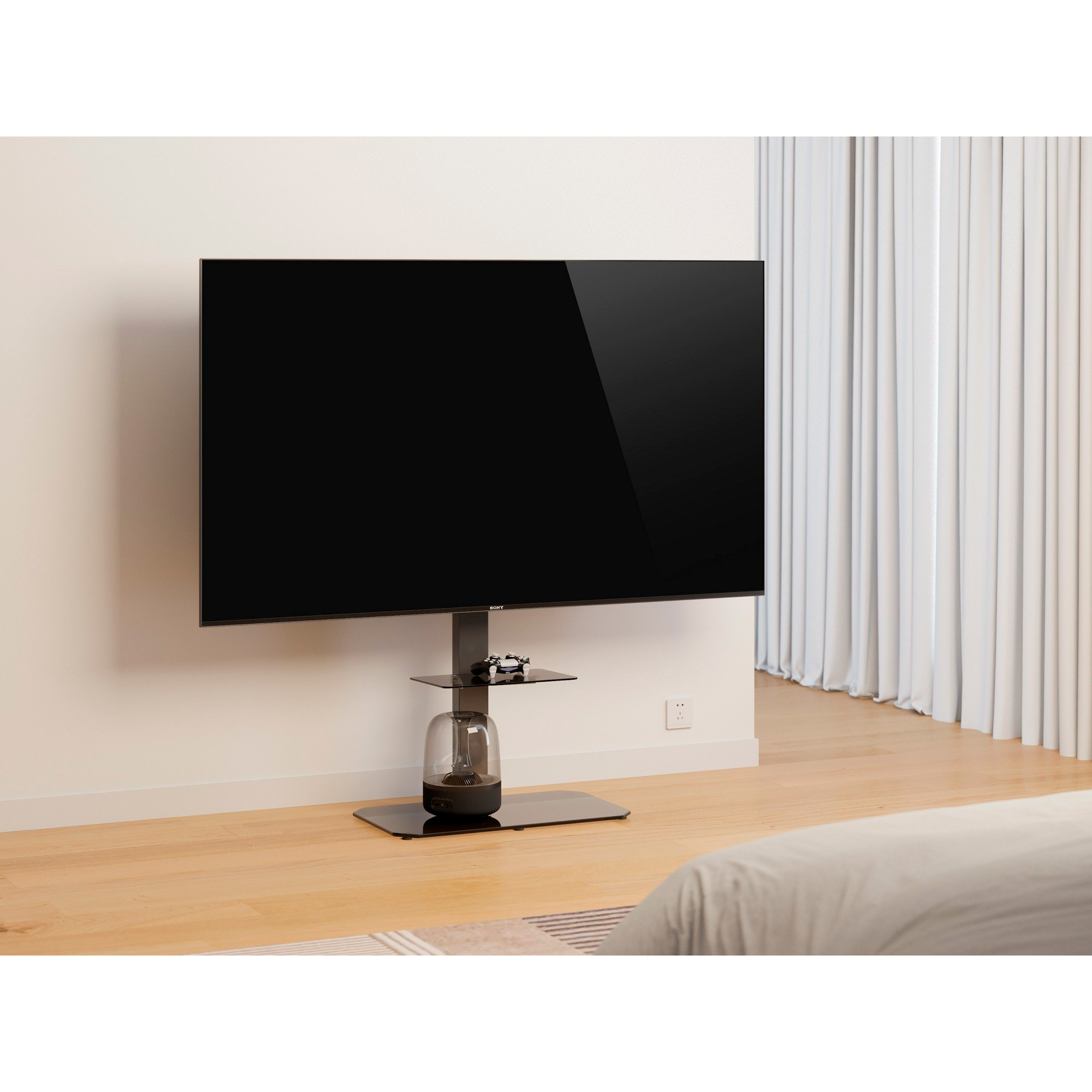 Презентационная стойка с креплением под ТВ GEMBIRD TVS-86ST-01 43"-86" Black