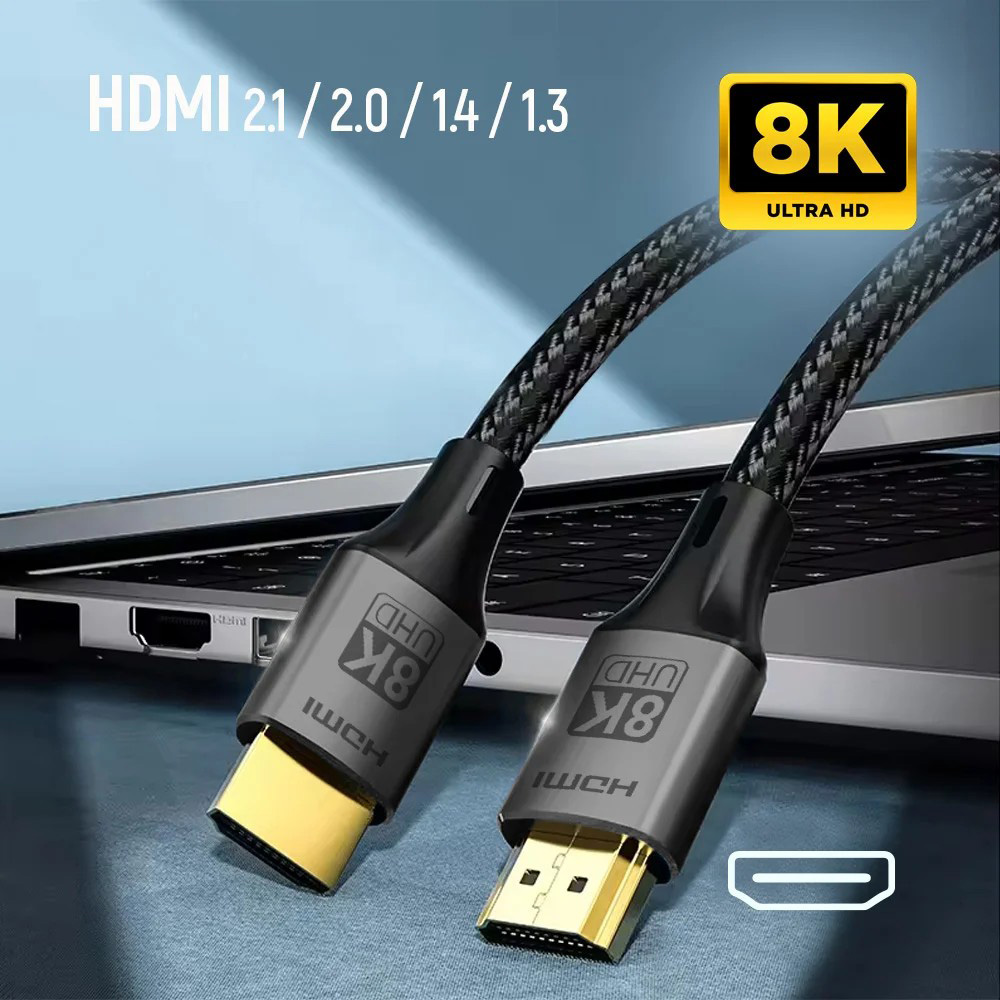 Кабель COLORWAY 8K 60Hz HDMI v2.1 2м Black (CW-CBHD088-BK)
