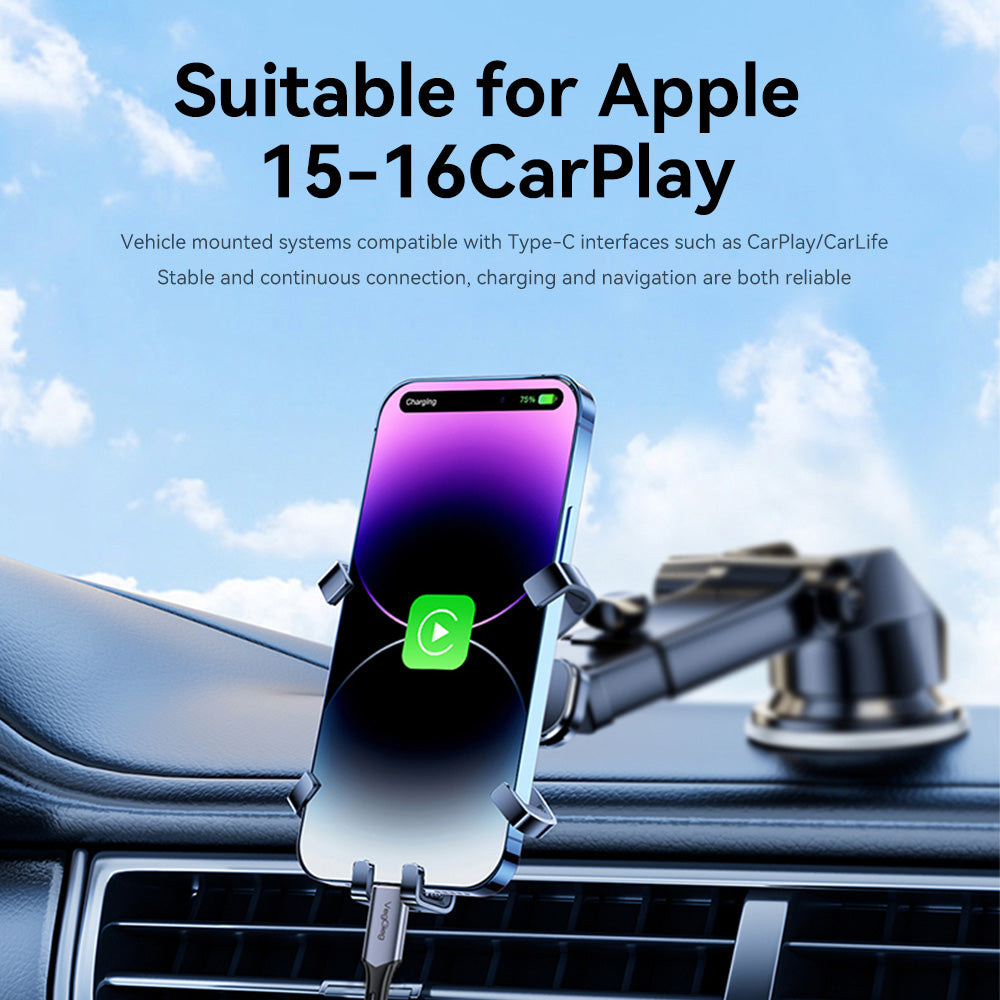 Кабель VEGGIEG V-U409 USB4 Type-C to Type-C PD 240W 1м Gray
