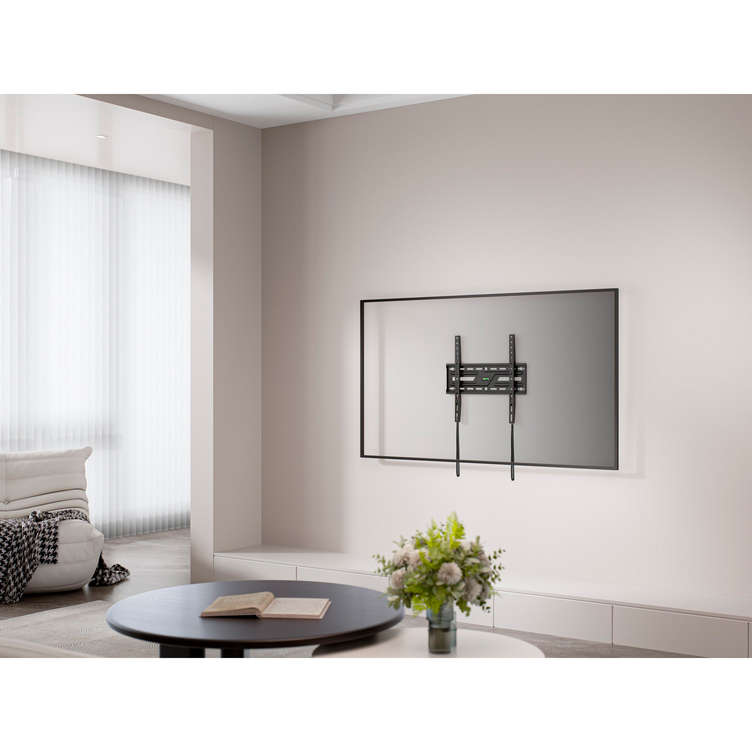 Крепление настенное для ТВ GEMBIRD WM-75F-02 37"-75" Black