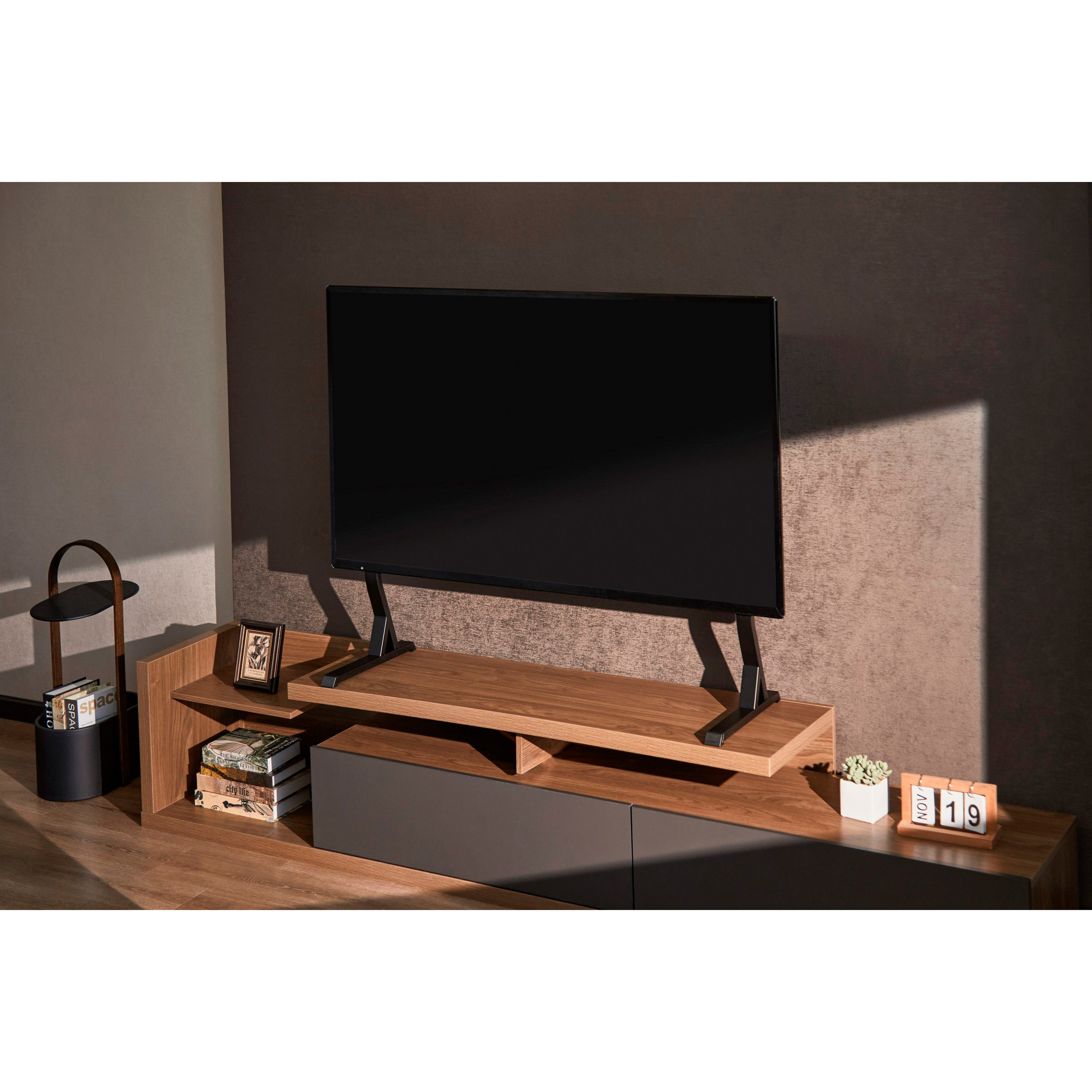 Подставка настольная для ТВ/монитора GEMBIRD TVS-D90F-01 45"-90" Black