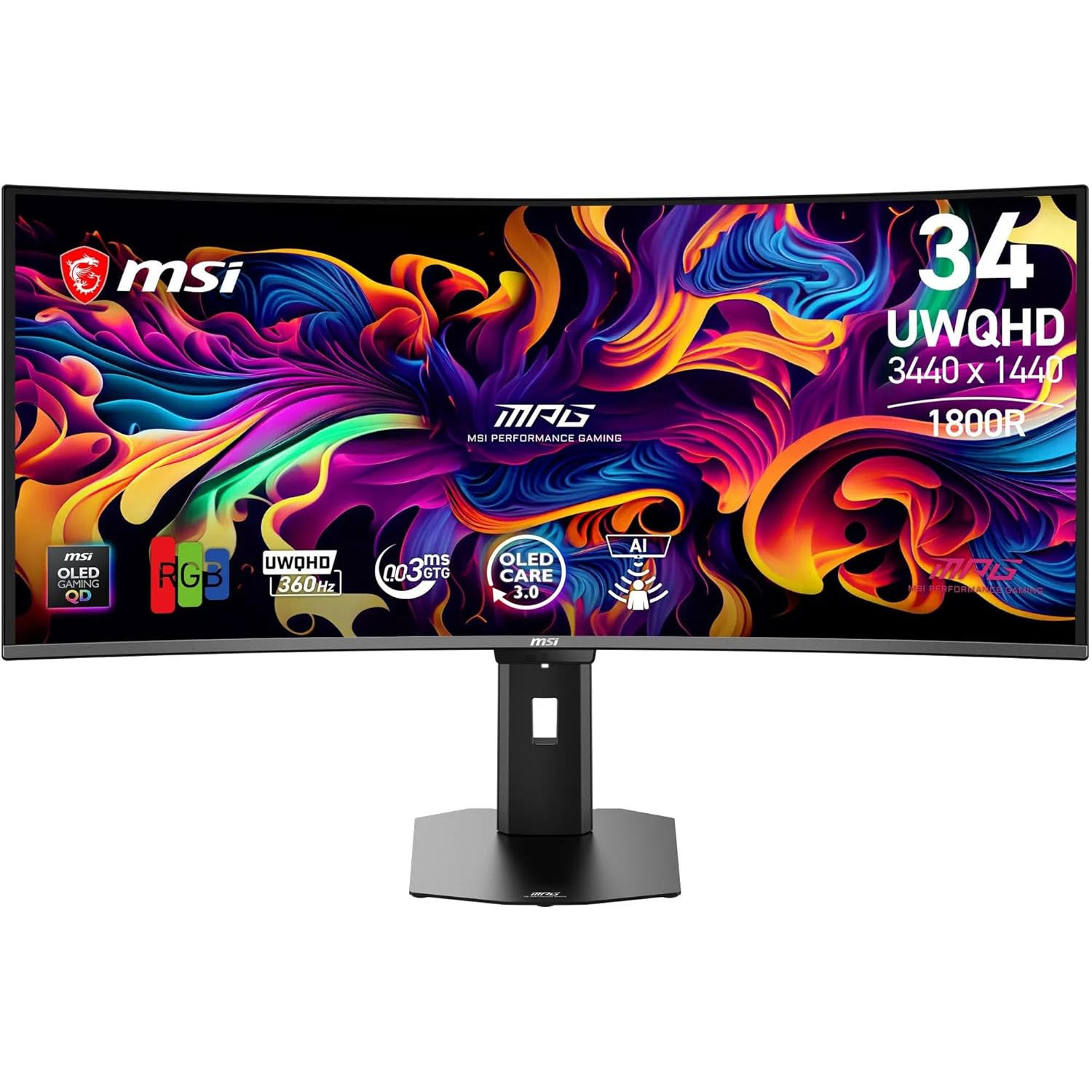 Монітор 34" MSI MPG 341CQR QD-OLED X36