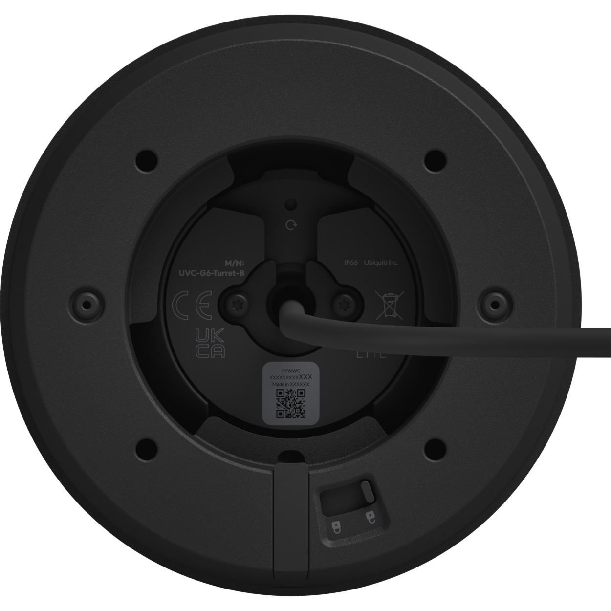 IP-камера UBIQUITI UniFi G6 Turret Black (UVC-G6-TURRET-B)