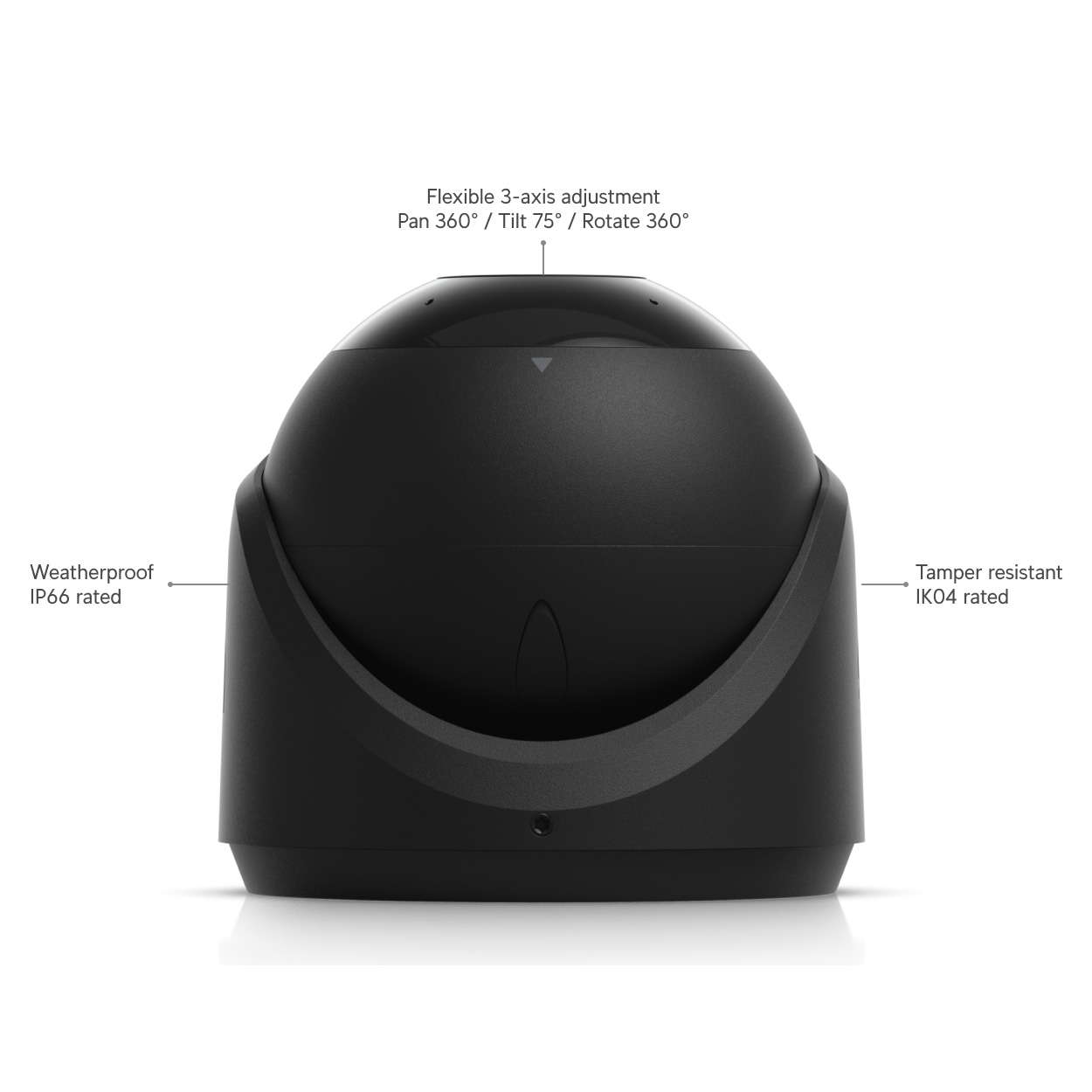 IP-камера UBIQUITI UniFi G6 Turret Black (UVC-G6-TURRET-B)