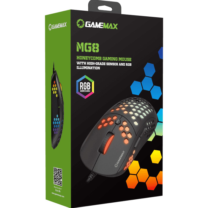 Мышь игровая GAMEMAX MG8 Black
