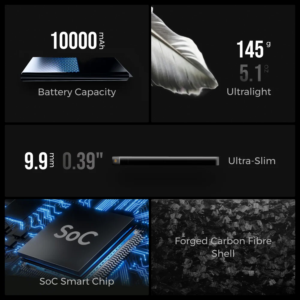 Повербанк FLEXTAIL Zero Power 22.5W 10000mAh