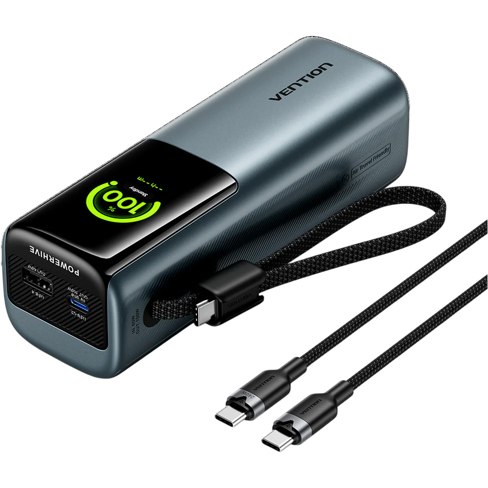 Повербанк VENTION FKFH0 165W 20000mAh Gray