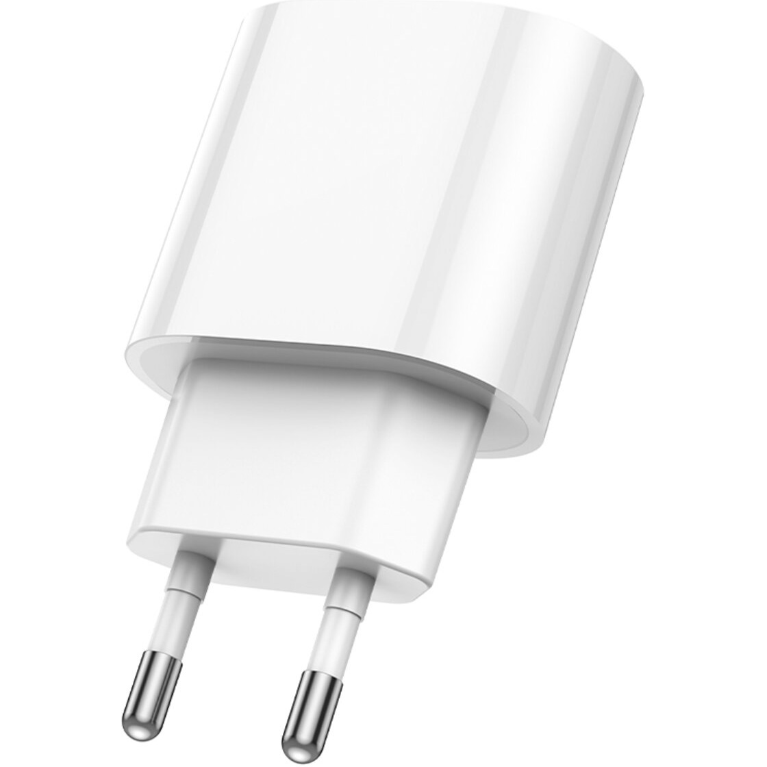 Зарядное устройство HOCO C109A Fighter 1xUSB-A, 2.1A White (6942007656580)