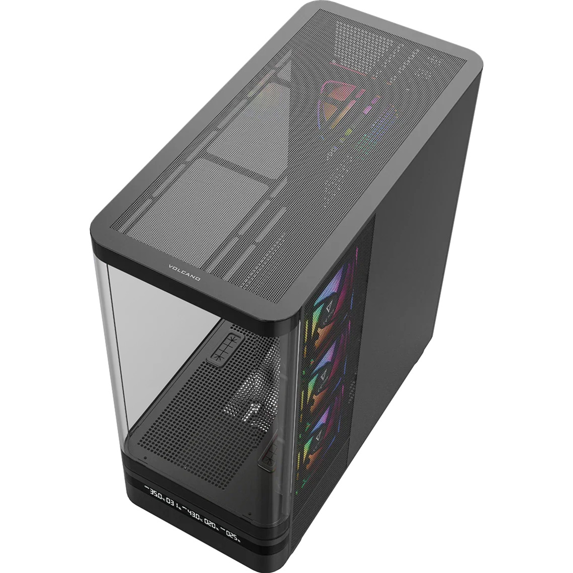 Корпус MODECOM Volcano AQ200 ARGB Midi Black (MC-A-AQ200-4FA-B)