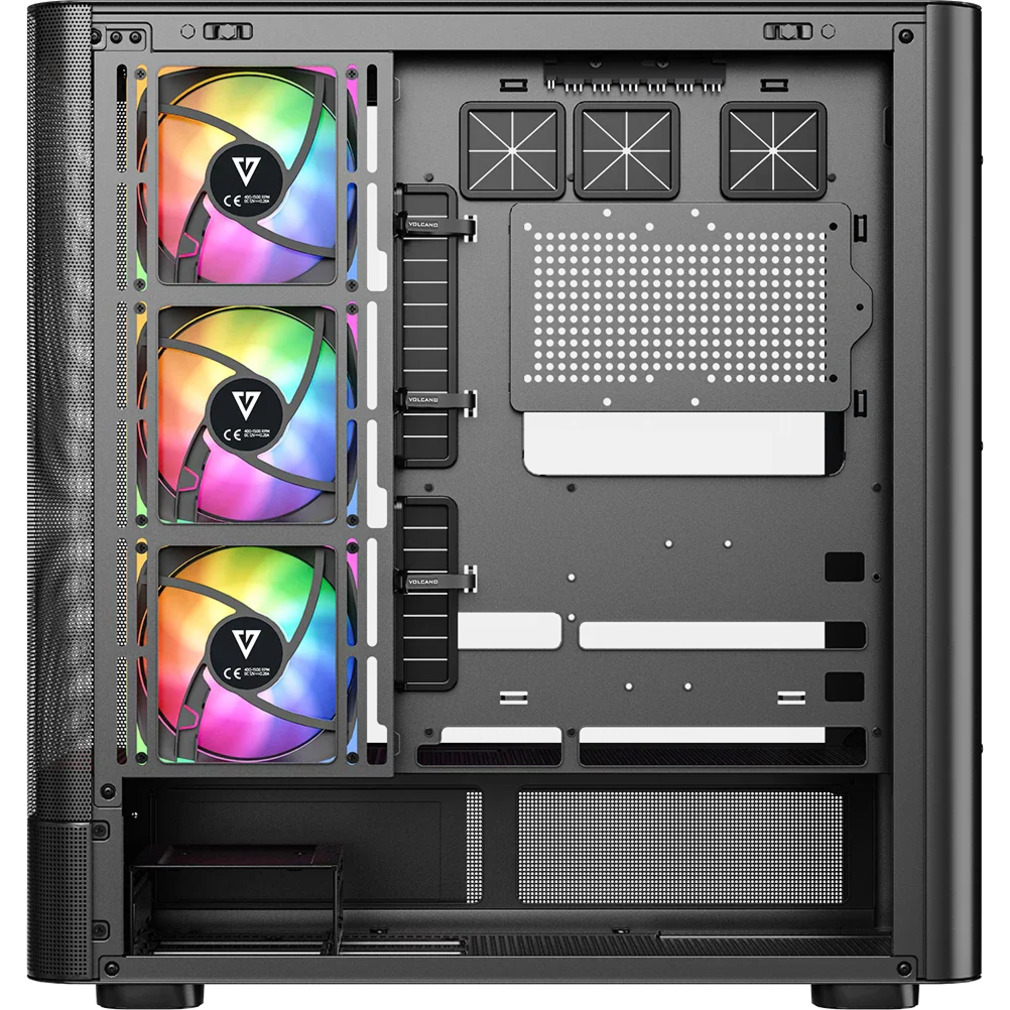 Корпус MODECOM Volcano AQ400 ARGB Midi Black (MC-A-AQ400-4FA-B)