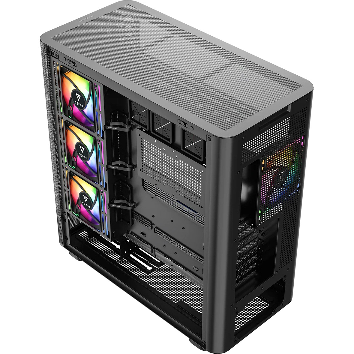 Корпус MODECOM Volcano AQ400 ARGB Midi Black (MC-A-AQ400-4FA-B)