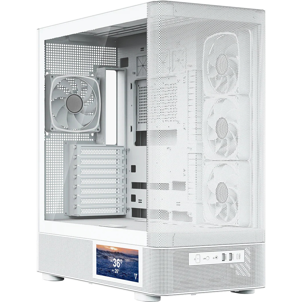 Корпус MODECOM Volcano AQ400 ARGB Midi White (MC-A-AQ400-4FA-W)