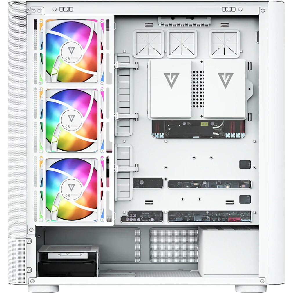 Корпус MODECOM Volcano AQ400 ARGB Midi White (MC-A-AQ400-4FA-W)