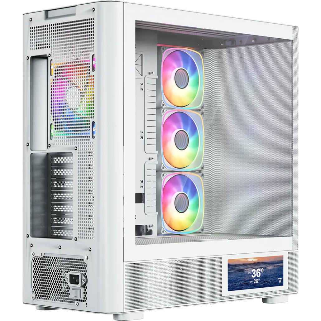 Корпус MODECOM Volcano AQ400 ARGB Midi White (MC-A-AQ400-4FA-W)