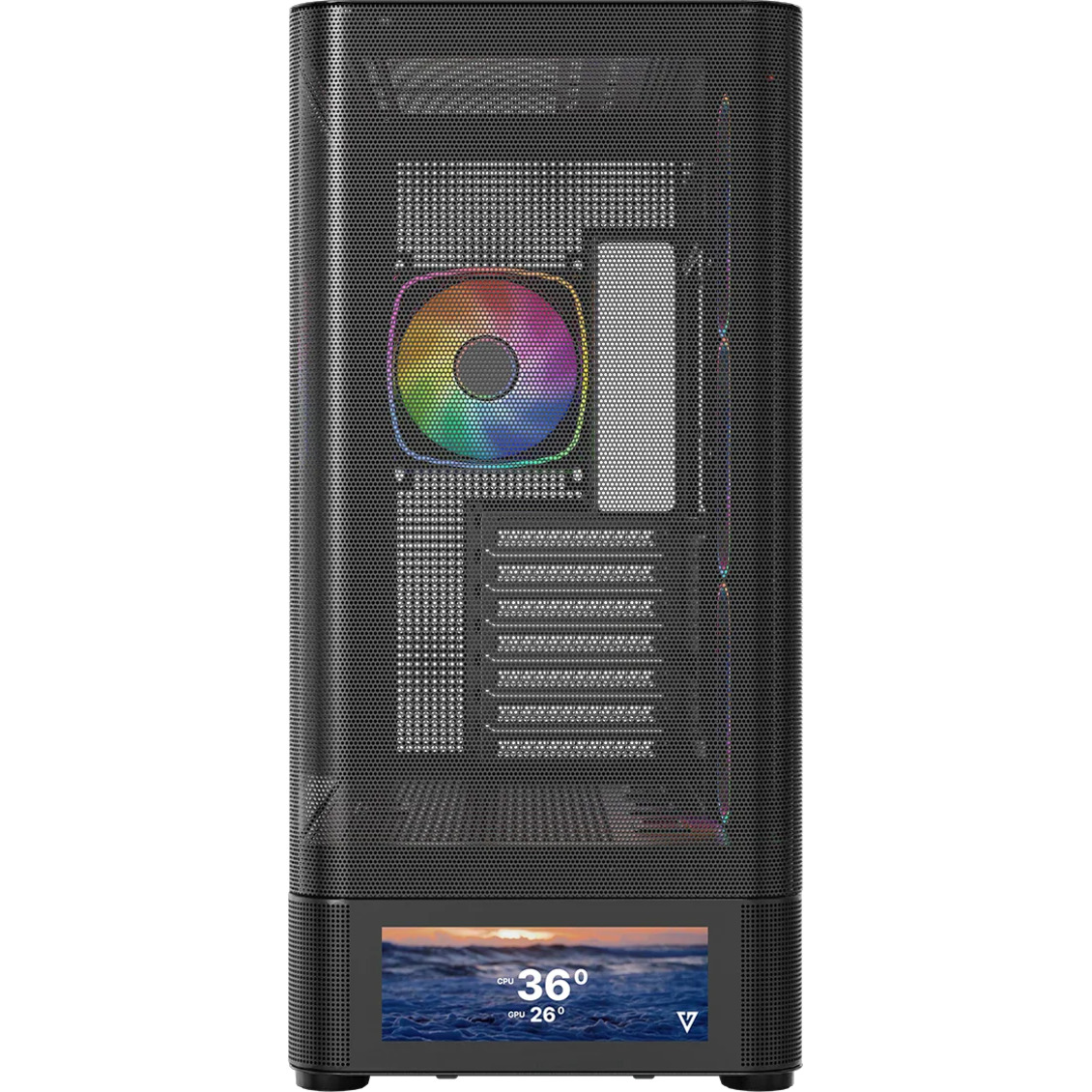 Корпус MODECOM Volcano AQ500 ARGB Midi Black (MC-A-AQ500-4FA-B)