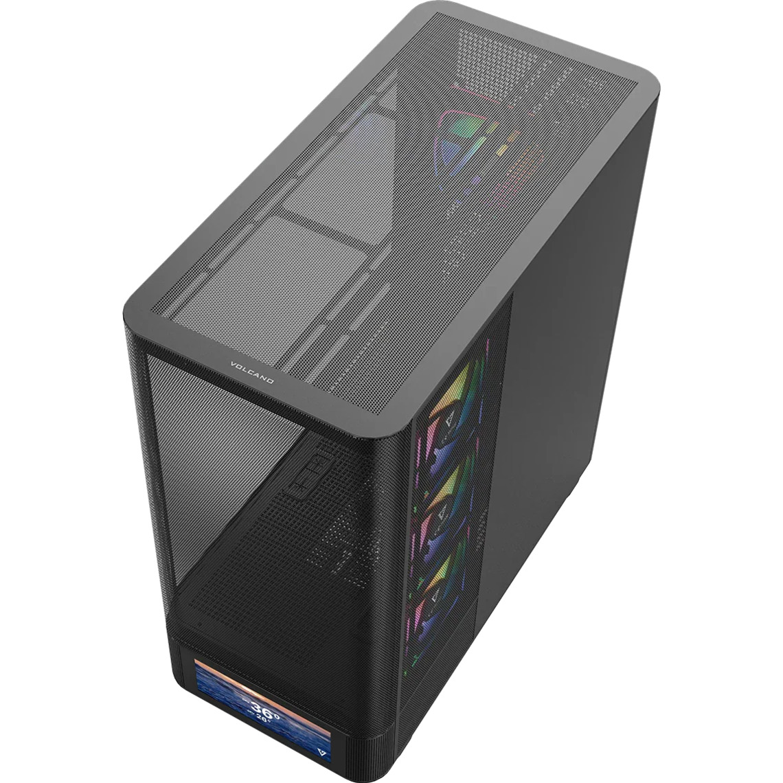 Корпус MODECOM Volcano AQ500 ARGB Midi Black (MC-A-AQ500-4FA-B)