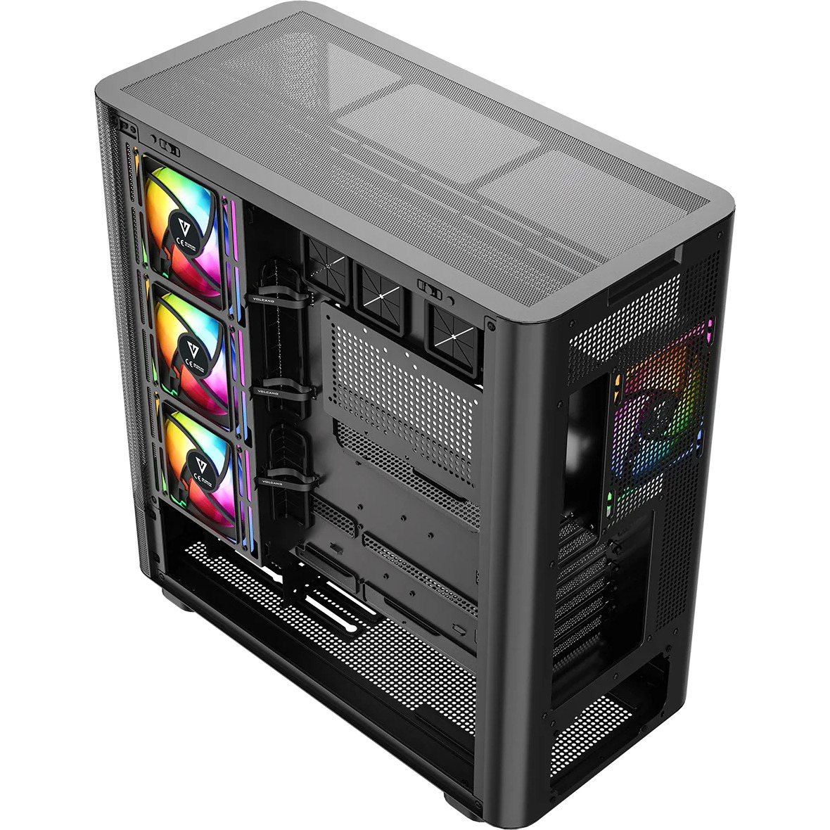 Корпус MODECOM Volcano AQ500 ARGB Midi Black (MC-A-AQ500-4FA-B)
