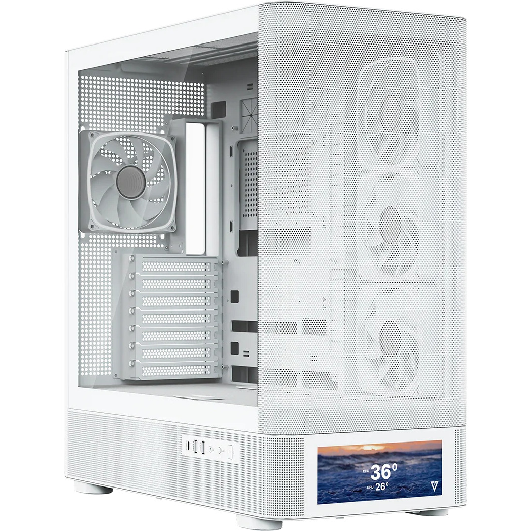 Корпус MODECOM Volcano AQ500 ARGB Midi White (MC-A-AQ500-4FA-W)