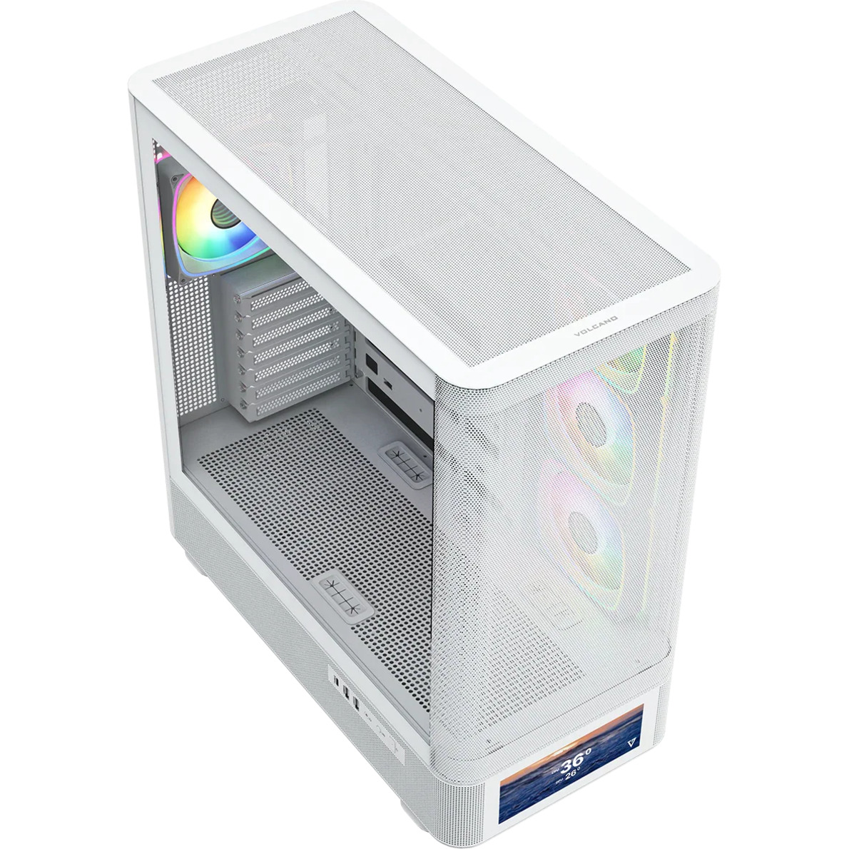 Корпус MODECOM Volcano AQ500 ARGB Midi White (MC-A-AQ500-4FA-W)