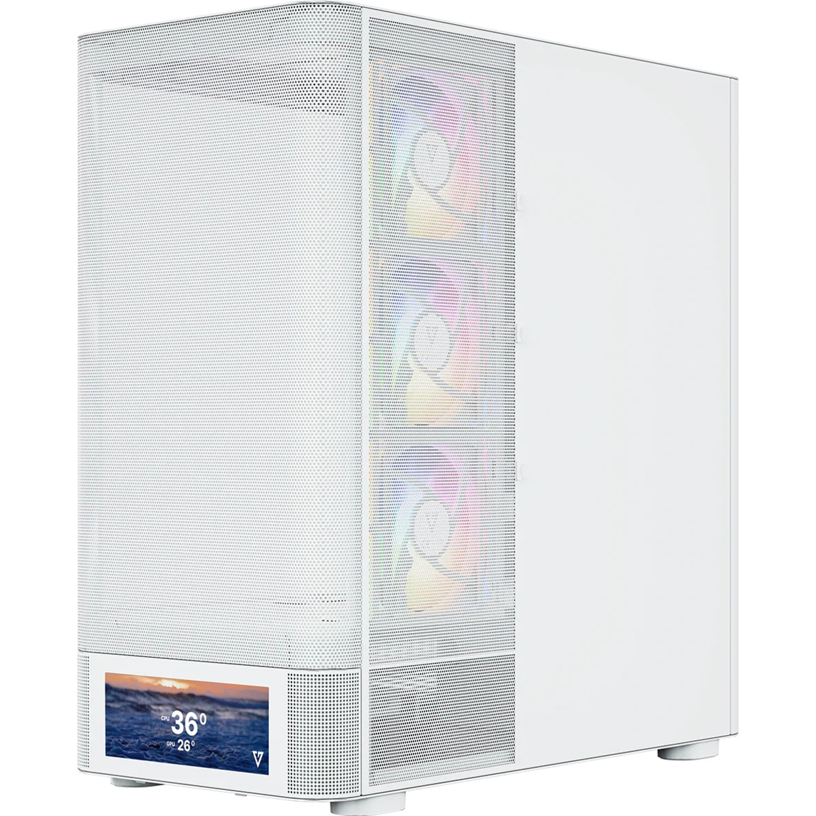 Корпус MODECOM Volcano AQ500 ARGB Midi White (MC-A-AQ500-4FA-W)