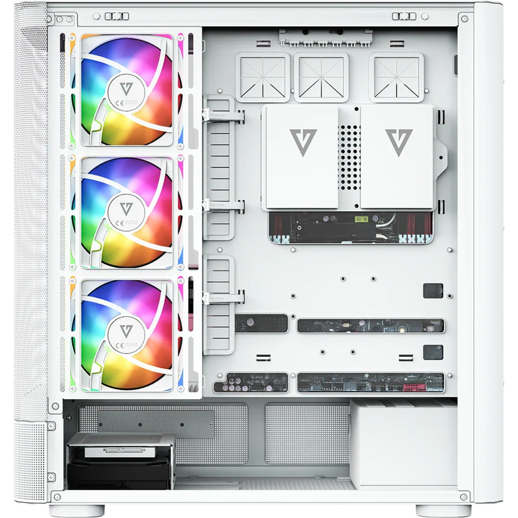 Корпус MODECOM Volcano AQ500 ARGB Midi White (MC-A-AQ500-4FA-W)