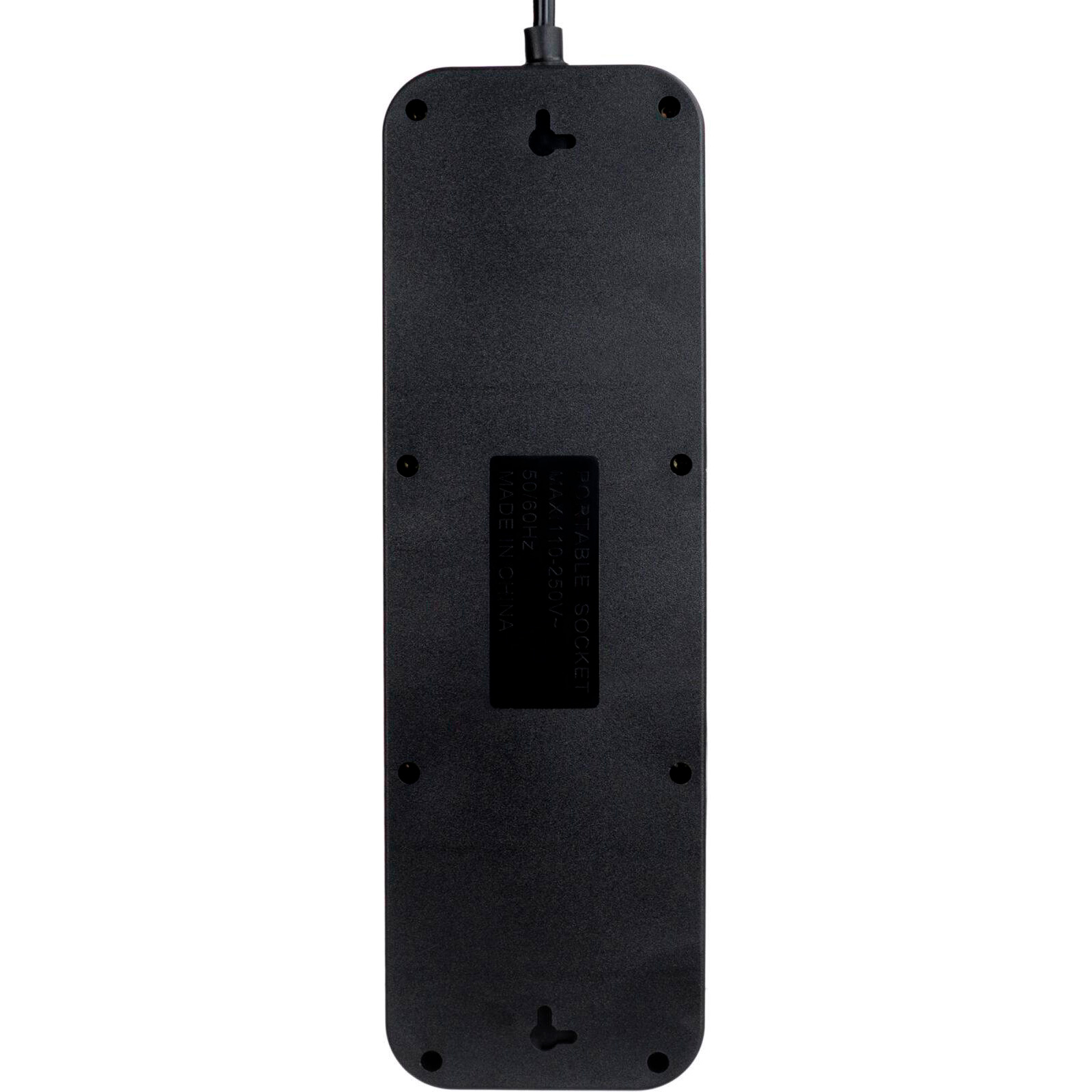 Мережевий фільтр XOKO SP-5-2-1 Black, 5 розеток, 1xUSB-C, 4xUSB, 2м