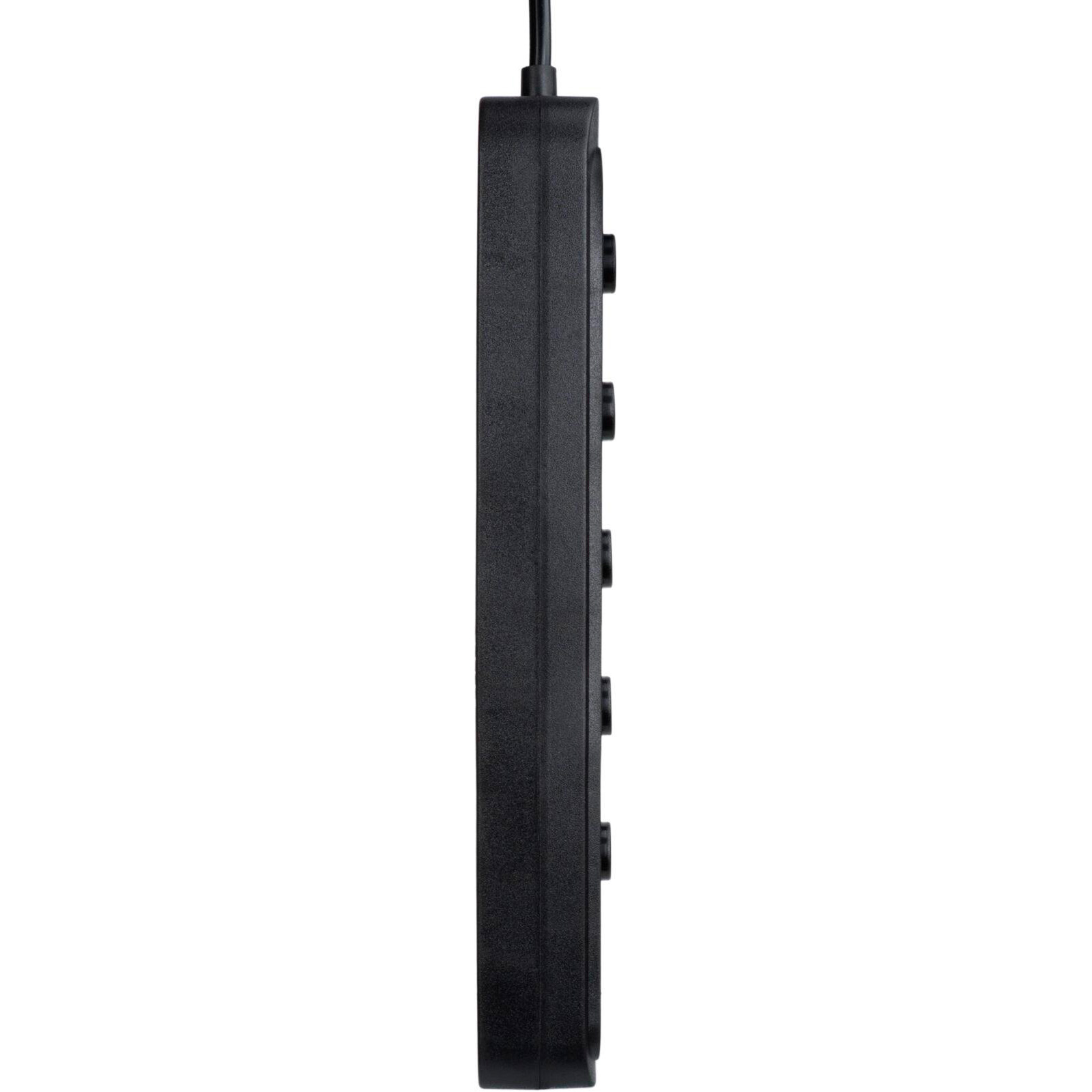 Мережевий фільтр XOKO SP-5-2-1 Black, 5 розеток, 1xUSB-C, 4xUSB, 2м