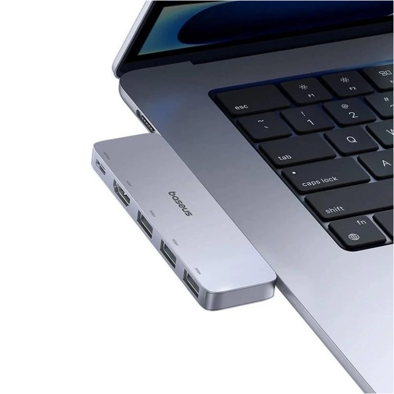 Порт-реплікатор BASEUS UltraJoy Series 5-Port Hub (B00052801811-04)